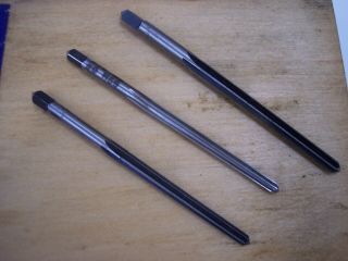 VINTAGE MILLERSBURG TYPE L - - TAPER PIN REAMER SET - - 0 - 10 WITH 3 EXTRA REAMERS 2