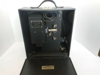 Vintage 1936 Kodak Kodascope Eight Model 50 Double 8mm Projector W/original Case