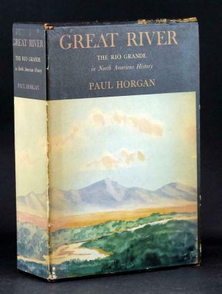 1954 Great River The Rio Grande In North American History Paul Horgan 2 Volumes