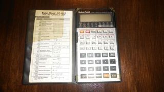 Vintage Radio Shack Programmable Scientific Calculator 10 Digit Ec - 4023 W/case