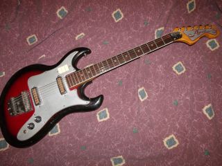 Rare Vintage Ca 1969 " Apollo " Electric Guitar Japan Mij Early Matsumoku Vg