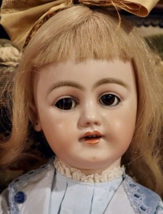 Antique 24 " German Bisque Simon Halbig 1009 Doll W/ Perfect Bisque W/early Body