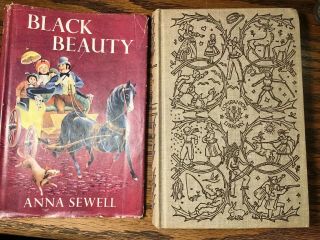 Vintage Black Beauty Anna Sewell Grosset & Dunlap Hardcover Dust Jacket One