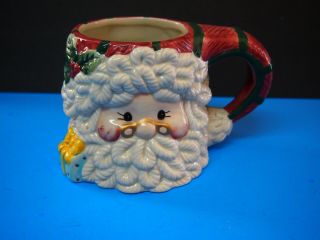Vintage Jay Import Ceramic Santa Mug