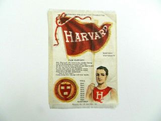 1910 Harvard Silk Fair Harvard Richmond Straight Cut Cigarettes Ex / Ex,  Cond. ,