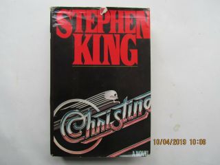 Christine By Stephen King First Edition Bookclub Hardcover
