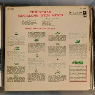 Mitch Miller - Christmas Sing - Along With Mitch - EX vintage 1958 CBS vinyl LP 2