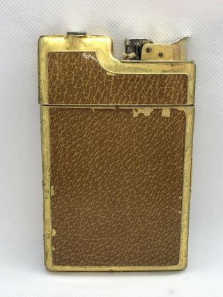 Vintage Evans Gold Enamel Cigarette Case Lighter