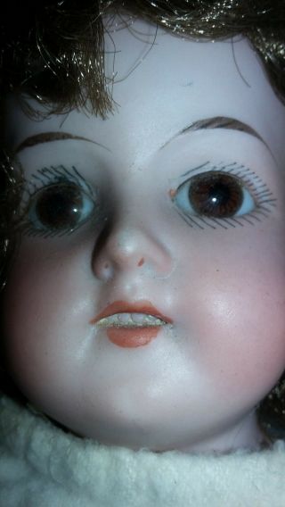 ANTIQUE ARMAND MARSEILLE GERMAN Doll Leather body TEETH BISQUE HEAD 370 germany 3