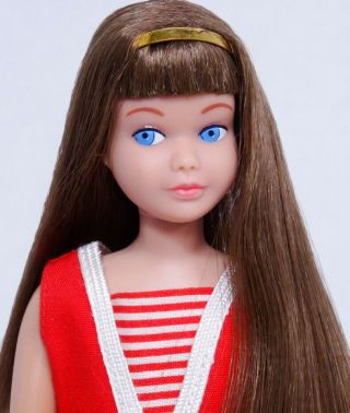 Vintage Brunette Hair Straight Leg Skipper Doll Orig & 3day