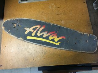 Tony Alva Vintage Skateboard Deck Rare Classic Retro | Alva Deck