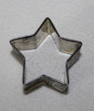 Vintage Tin 5 Pointed “star” Deep Cookie Cutter