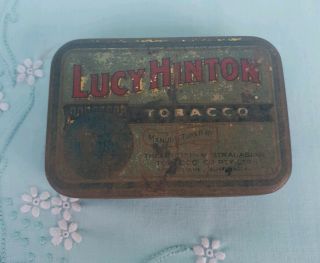 Lucy Hinton Cigarette Smoking Pipe Whisky Bar Tobacco Tin