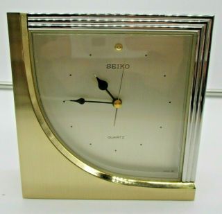 Vintage Seiko Quartz Battery Op Alarm Clock 33002 1hhj