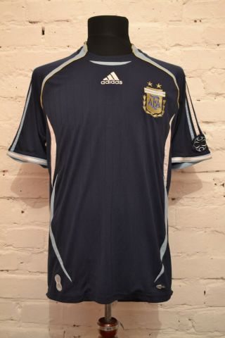 Vintage Argentina Away Football Shirt 2006/2007 Soccer Jersey Camiseta Adidas