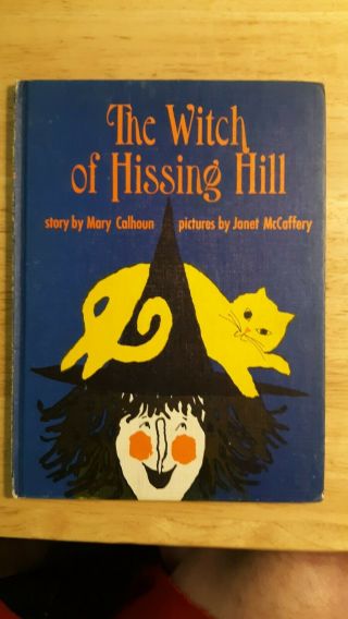 Vintage 1964 The Witch Of Hissing Hill Halloween Hardcover Gc