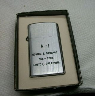 Vintage Advertising Dundee Lighter A - 1 Moving & Storage Lawton Oklahoma