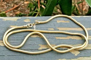 Vintage Trifari Snake Chain Necklace 24 Inches