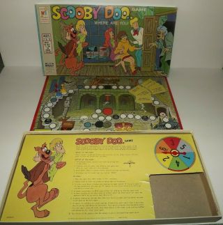 Scooby Doo Where Are You Vintage 1973 Board Game Missing 1 Marker Milton Bradley