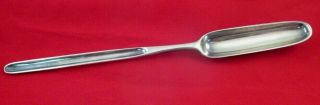 Antique Vintage English Silver Bone Marrow Scoop Spoon 8 - 3/4 "