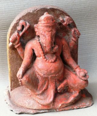 Antique Hindu God Ganesha Intricately Carved Stone Sculptures Statue Handmade