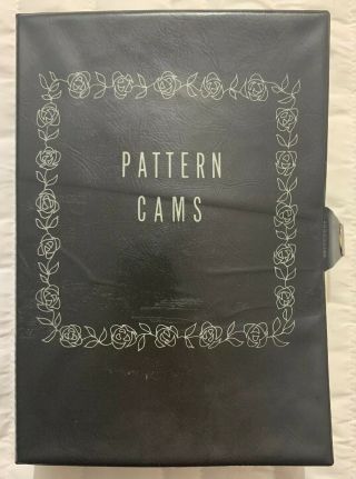 Vintage Sears Kenmore Sewing Machine Pattern Cams In Snap Case,