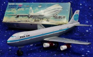 Vintage Pan Am Boeing 747 Jumbo Jet Battery Op Haji Japan