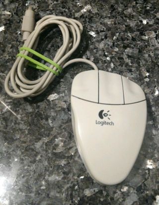 Vtg Logitech Mouseman M - S38 - 3 Button Mouse