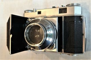 Kodak Retina Iia 35mm Rangefinder Camera Germany Vintage W/leather Case