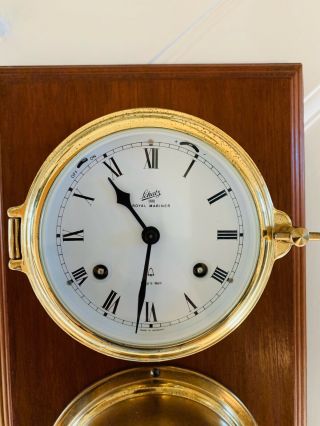 West German Schatz Royal Mariner Brass Ships Clock and Barometer (ships Bell) 2