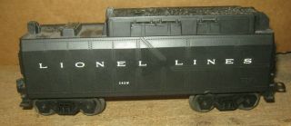 Vintage O Lionel 243w 243 Whistle Tender Steam Locomotive Tender Train