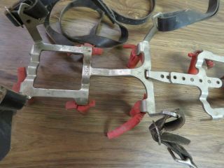 Vintage SMC 10 point crampons with bindings 2
