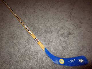 Filip Forsberg Nashville Predators Autographed Signed Hockey Stick W/coa