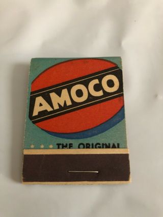Vintage Full Matchbook Amoco American Oil Co.