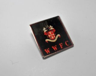 Wolverhampton Wanderers Fc - Vintage Insert Type Crest Badge.