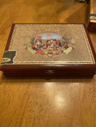 3 Empty Wooden Cigar Boxes - My Father Cigars & Hemingway