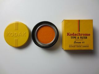 Vintage Kodak Kodachrome Type A Filter For Daylight Series Vi (pg727)