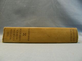 THE BOSTON COOKING SCHOOL COOKBOOK,  1931 HARDBACK 3