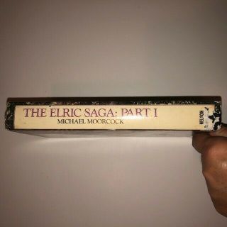 Vintage The Elric Saga Part 1 by Michael Moorcock 1st/SFBC 1984 HC/DJ 3