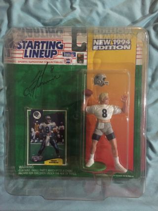 Troy Aikman Signed/ Autographed 1994 Starting Lineup.  W/ Case.  Cowboys