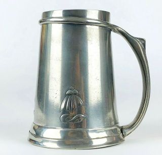 - Archibald Knox For Liberty & Co.  - Art Nouveau Tudric Pewter Ale Tankard Mug 053