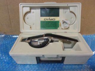 Vintage Dymo 1570 Deluxe Tapewriter Label Maker