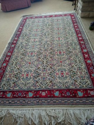 Tunisian Hand Made Large Rug Pre Owned