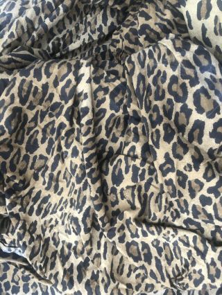 Vintage Ralph Lauren Aragon Leopard Full Sheet Set & Pillowcases USA 2
