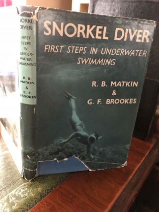 Vintage Snorkel Diver First Steps In Underwater Swimming Matkin Brookes