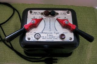 Vintage American Flyer Lines No.  9b 150 Watt Dual Control Transformer -