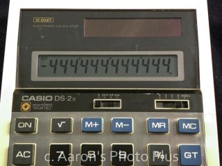 Vintage Casio DS - 2B High Power Solar Cell 12 Digit Desk Calculator Great 3