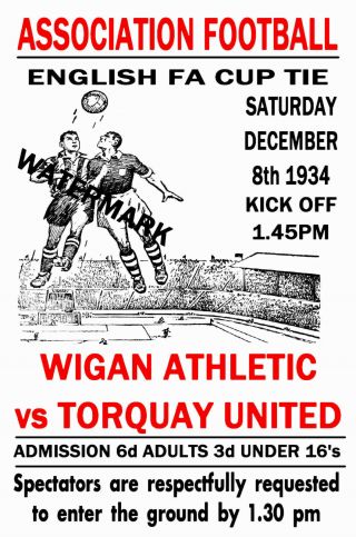 Wigan Athletic - Vintage 1930 