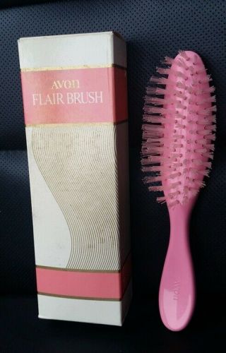 Avon Flair Nylon Bristles Hairbrush 1970 