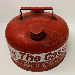 Vintage Eagle The Gasser Model M 2 1/2 Gallon Galvanized Gas Can 2